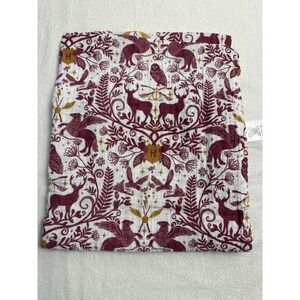 Pottery Barn Kids Harry Potter Swaddle Baby 46x46 White Burgundy Organic Muslin
